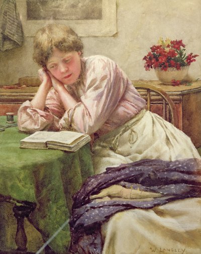 Una lettura tranquilla da Walter Langley